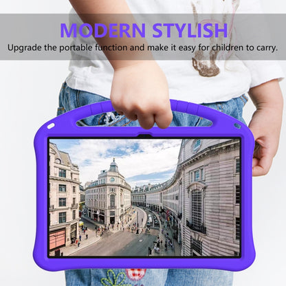 For Samsung Galaxy Tab S10 Ultra 14.6 EVA Shockproof Tablet Case with Holder(Purple) by buy2fix