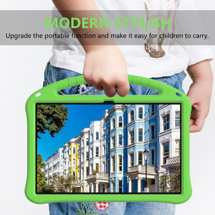For Samsung Galaxy Tab S10 Ultra 14.6 EVA Shockproof Tablet Case with Holder(Green) by buy2fix