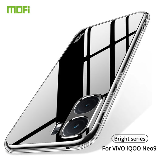 For vivo iQOO Neo9 /9 Pro MOFI Ming Series Ultra-thin TPU Phone Case(Transparent) by MOFI