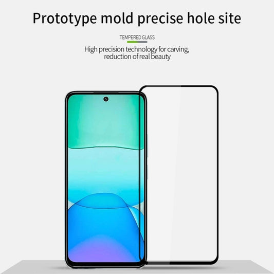 For Xiaomi Redmi 13 PINWUYO 9H 2.5D Full Screen Tempered Glass Film(Black) by PINWUYO
