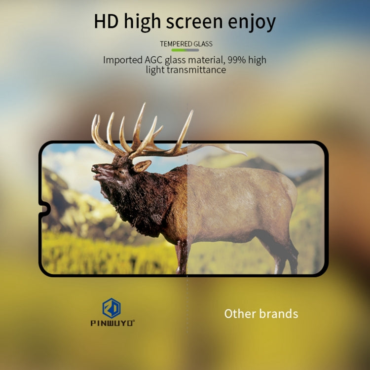 For Xiaomi Redmi 14C 4G PINWUYO 9H 2.5D Full Screen Tempered Glass Film(Black) -  by PINWUYO | Online Shopping UK | buy2fix