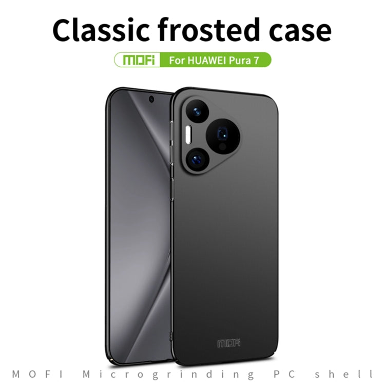 For Huawei Pura 7 MOFI Micro-Frosted PC Ultra-thin Hard Phone Case(Red) - Huawei Cases by MOFI | Online Shopping UK | buy2fix