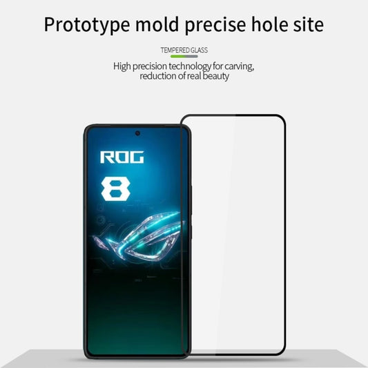 For ASUS ROG Phone 8 PINWUYO 9H 2.5D Full Screen Tempered Glass Film(Black) by PINWUYO