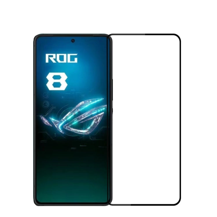 For ASUS ROG Phone 8 Pro PINWUYO 9H 2.5D Full Screen Tempered Glass Film(Black) - ASUS Tempered Glass by PINWUYO | Online Shopping UK | buy2fix