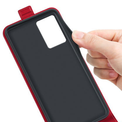 For Motorola Edge 5G 2024 R64 Texture Single Vertical Flip Leather Phone Case(Red) - Motorola Cases by buy2fix | Online Shopping UK | buy2fix