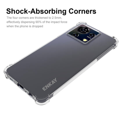 For ZTE Blade V50 Vita 4G ENKAY Clear TPU Shockproof Anti-slip Phone Case - ZTE Cases by ENKAY | Online Shopping UK | buy2fix