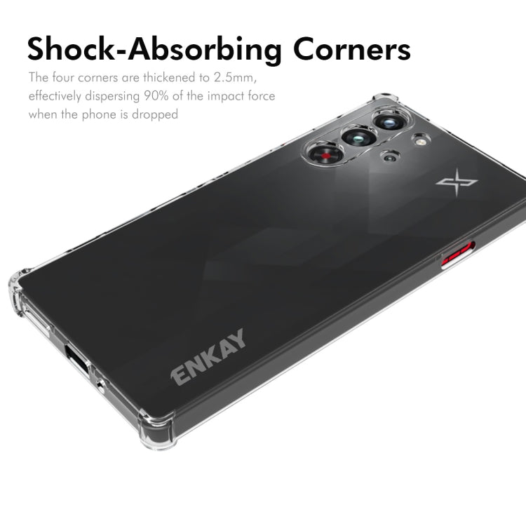 For ZTE Nubia Red Magic 10 Pro ENKAY Clear TPU Shockproof Anti-slip Phone Case - ZTE Cases by ENKAY | Online Shopping UK | buy2fix