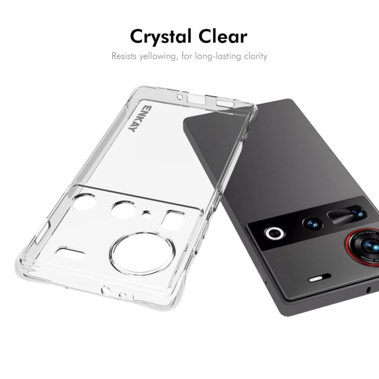 For ZTE Nubia Z70 Ultra 5G ENKAY Clear TPU Shockproof Anti-slip Phone Case - ZTE Cases by ENKAY | Online Shopping UK | buy2fix