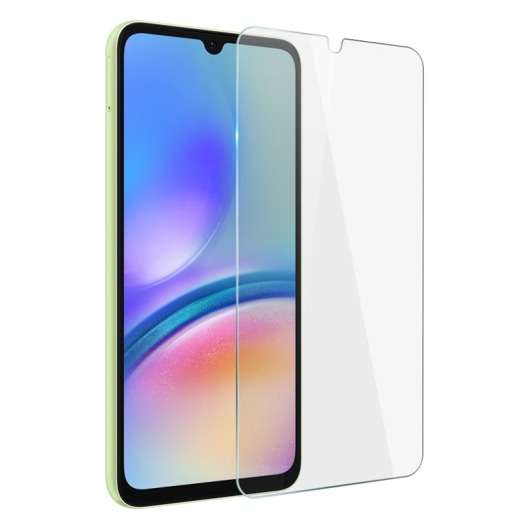 For Samsung Galaxy A05s 4G NORTHJO Transparent TPU Phone Case with Tempered Glass Film(Transparent) - Galaxy Phone Cases by NORTHJO | Online Shopping UK | buy2fix