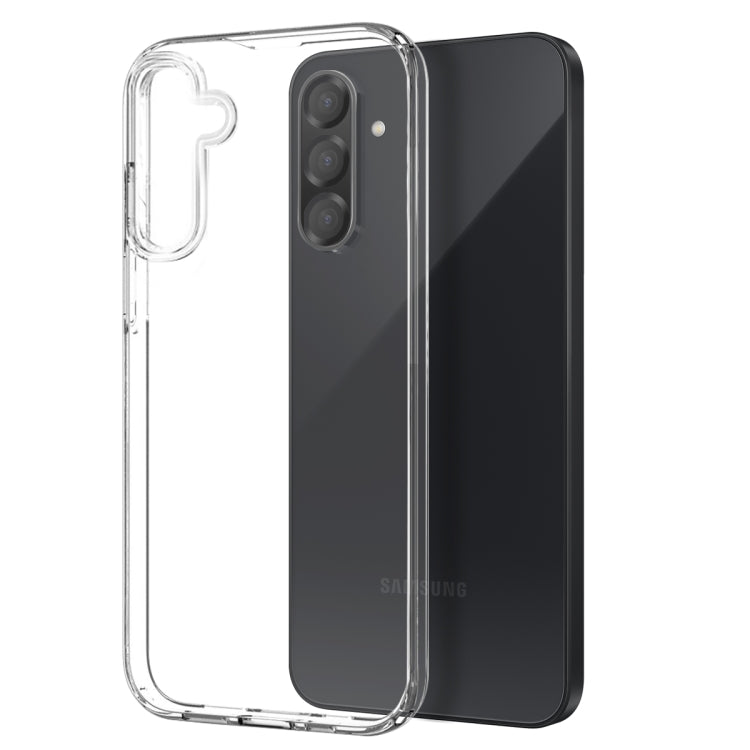 For Samsung Galaxy A36 5G NORTHJO Transparent TPU Phone Case with Tempered Glass Film(Transparent) - Galaxy Phone Cases by NORTHJO | Online Shopping UK | buy2fix