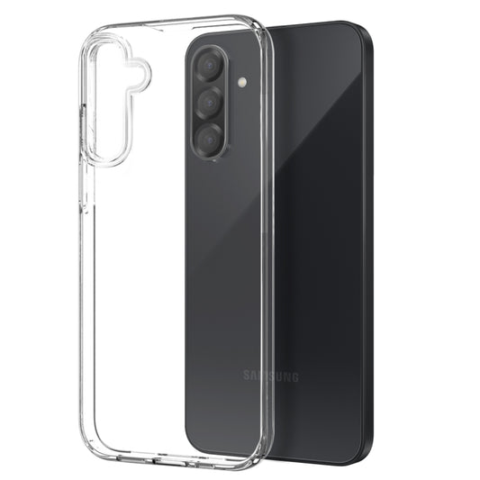 For Samsung Galaxy A36 5G NORTHJO Transparent TPU Phone Case with Tempered Glass Film(Transparent) - Galaxy Phone Cases by NORTHJO | Online Shopping UK | buy2fix