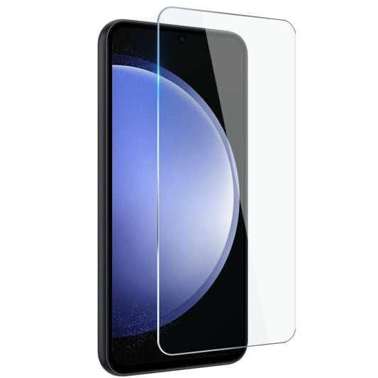 For Samsung Galaxy S23 FE 5G NORTHJO Transparent TPU Phone Case with Tempered Glass Film(Transparent) - Galaxy S23 FE 5G Cases by NORTHJO | Online Shopping UK | buy2fix