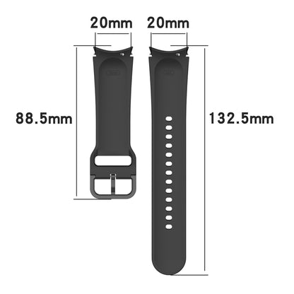 For Samsung Galaxy Watch6 Classic 47mm JUNSUNMAY Silicone Adjustable Strap + Full Coverage PMMA Screen Protector Kit(Wine Red) - Watch Bands by JUNSUNMAY | Online Shopping UK | buy2fix