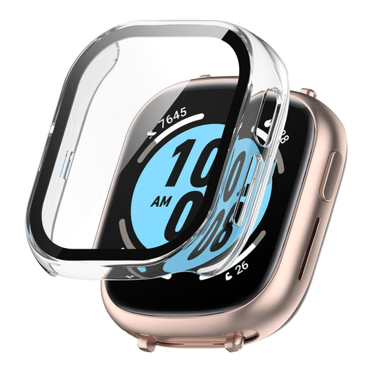 For Honor Watch 4 ENKAY Hat-Prince Full Coverage Tempered Glass Film Integrated PC Watch Cover(Transparent)