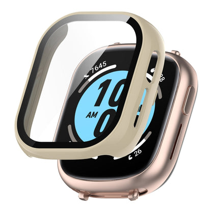 For Honor Watch 4 ENKAY Hat-Prince Full Coverage Tempered Glass Film Integrated PC Watch Cover(Beige) by ENKAY