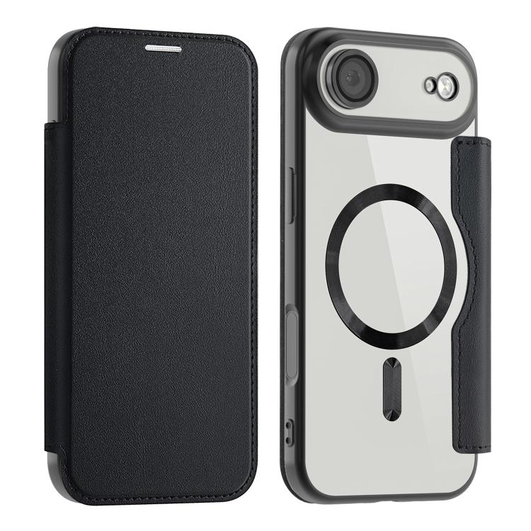 For iPhone Air Shield MagSafe RFID Anti-theft Leather Phone Case(Black) - iPhone Air Cases by buy2fix | Online Shopping UK | buy2fix