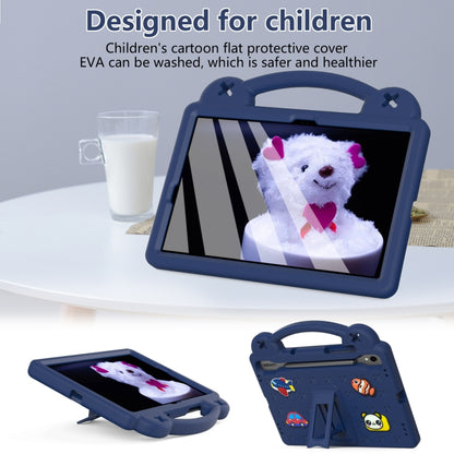 For Samsung Galaxy Tab S9 X710/X716B Handle Kickstand Children EVA Shockproof Tablet Case(Navy Blue) - Galaxy Tab S9 Cases by buy2fix | Online Shopping UK | buy2fix