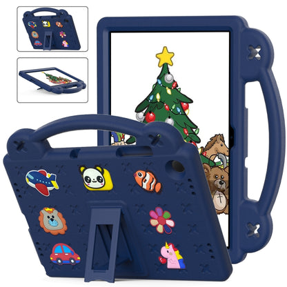 For Samsung Galaxy Tab A9+ X216B Handle Kickstand Children EVA Shockproof Tablet Case(Navy Blue) - Galaxy Tab A9+ by buy2fix | Online Shopping UK | buy2fix