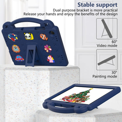 For Samsung Galaxy Tab A9+ X216B Handle Kickstand Children EVA Shockproof Tablet Case(Navy Blue) - Galaxy Tab A9+ by buy2fix | Online Shopping UK | buy2fix