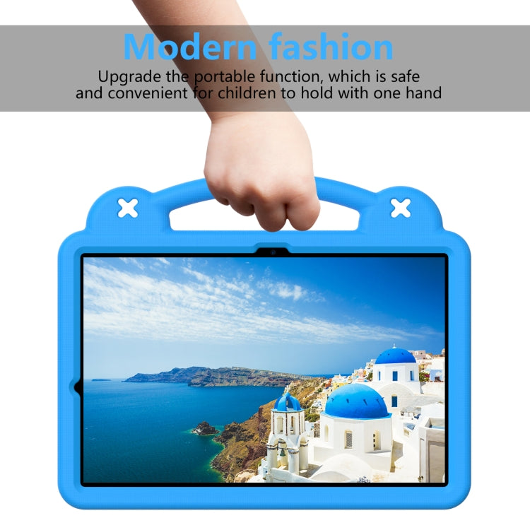 For Samsung Galaxy Tab S8+ 12.4 X800/X806 Handle Kickstand Children EVA Shockproof Tablet Case(Sky Blue) by buy2fix