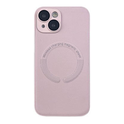 For iPhone 14 MagSafe Leather All-inclusive TPU Shockproof Phone Case(Pink) - iPhone 14 Cases by buy2fix | Online Shopping UK | buy2fix