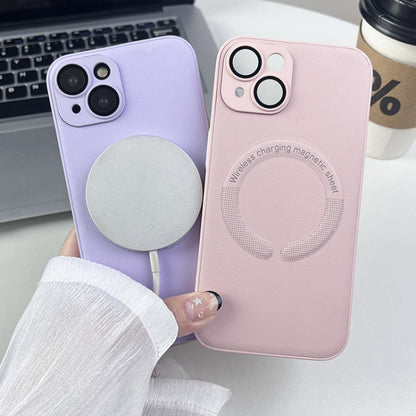 For iPhone 13 Leather All-inclusive MagSafe TPU Phone Case(Blue) by buy2fix