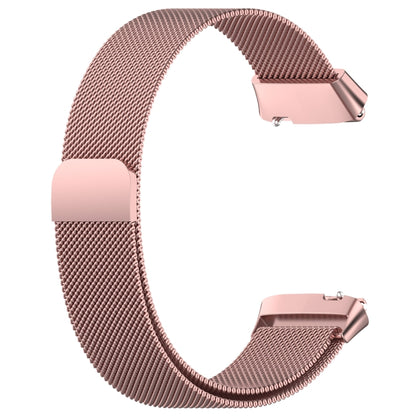 For Redmi Watch 3 Lite Milan Magnetic Steel Mesh Watch Band(Pink) - Watch Bands by buy2fix | Online Shopping UK | buy2fix