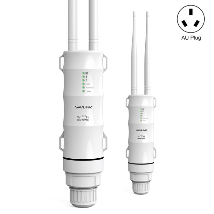 WAVLINK WN570HA1 Weatherproof 2.4+5GHz 600Mbps Outdoor WiFi Range Router Extender, Plug:AU Plug - Wireless Routers by WAVLINK | Online Shopping UK | buy2fix