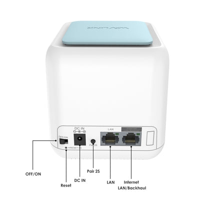 WAVLINK WN535M1 WiFi Wireless Routers 11AC AC1200 Mesh Wireless Repeater Signal Extender, Plug:AU Plug by WAVLINK