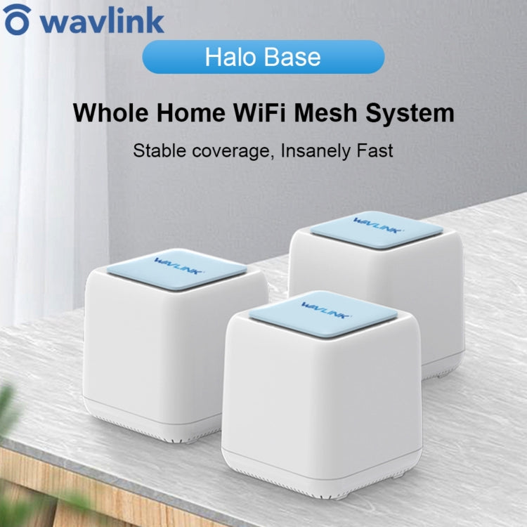 WAVLINK WN535M3 For Home Office 3pcs Mesh Wireless Router AC1200 Dual Band WiFi Signal Booster, Plug:EU Plug - Wireless Routers by WAVLINK | Online Shopping UK | buy2fix