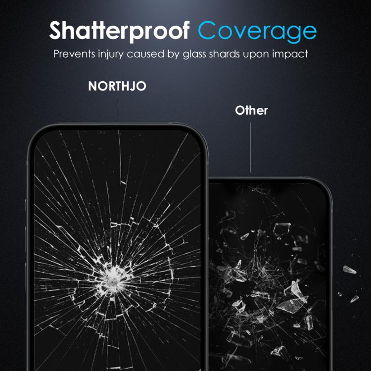 For iPhone 16 Pro Max NORTHJO A++ 0.3mm 28 Degree Privacy Screen Tempered Glass Film by NORTHJO