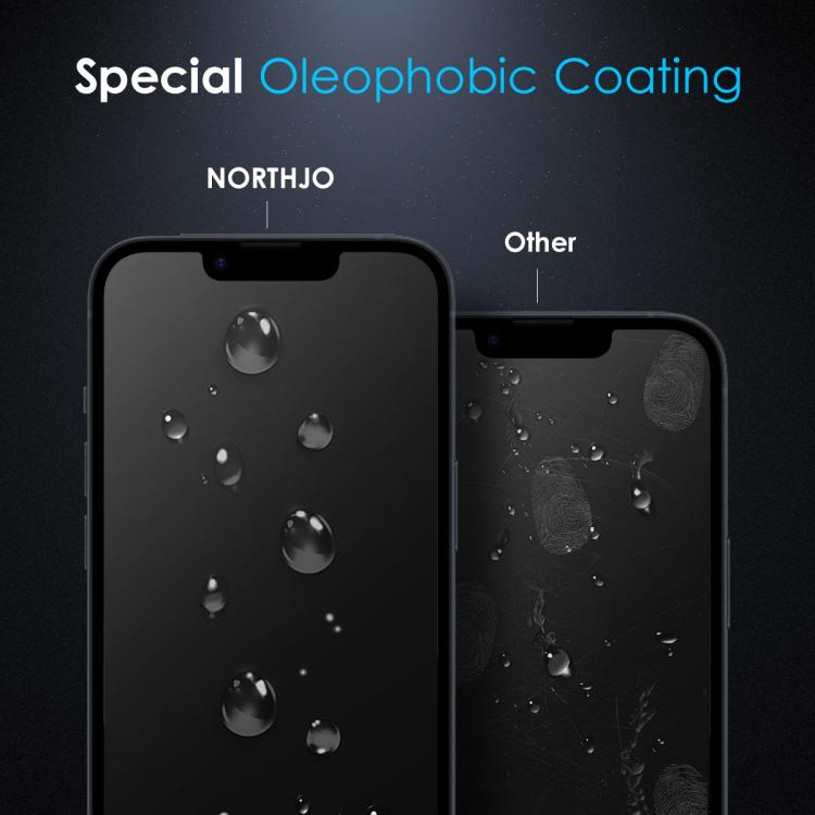 For iPhone 16e NORTHJO A++ 0.3mm 28 Degree Privacy Screen Tempered Glass Film - iPhone 16e Tempered Glass by NORTHJO | Online Shopping UK | buy2fix