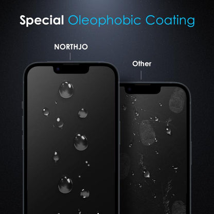 For iPhone 16e NORTHJO A++ 0.3mm 28 Degree Privacy Screen Tempered Glass Film - iPhone 16e Tempered Glass by NORTHJO | Online Shopping UK | buy2fix