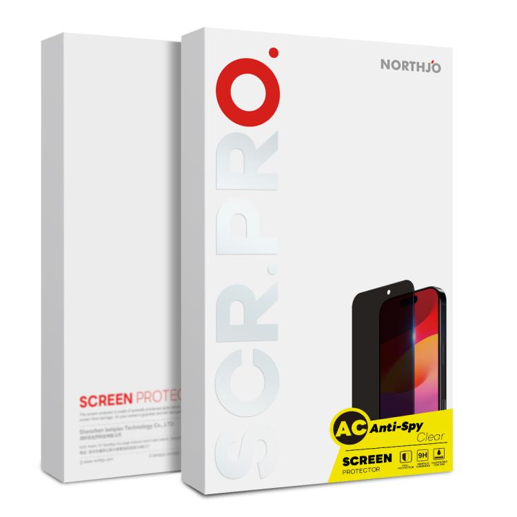 For iPhone 17 Pro Max NORTHJO A++ 0.3mm 28 Degree Privacy Screen Tempered Glass Film - iPhone 17 Pro Max Tempered Glass by NORTHJO | Online Shopping UK | buy2fix