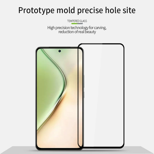 For vivo Y200T PINWUYO 9H 2.5D Full Screen Tempered Glass Film(Black) by PINWUYO