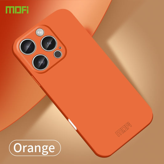 For iPhone 16 Pro MOFI Qin Series Skin Feel All-inclusive PC Phone Case(Orange) by MOFI