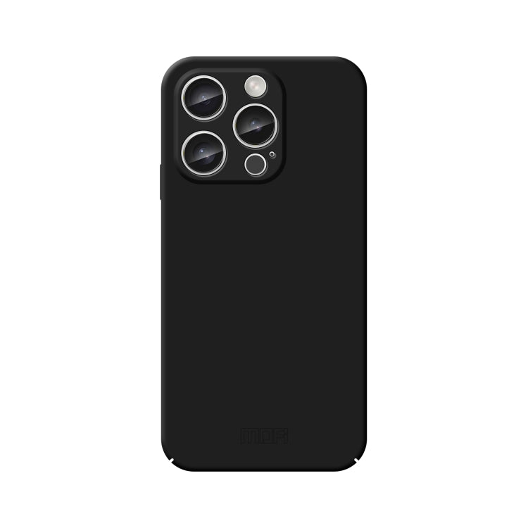 For iPhone 16 Pro Max MOFI Qin Series Skin Feel All-inclusive PC Phone Case(Black) by MOFI