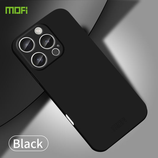 For iPhone 16 Pro Max MOFI Qin Series Skin Feel All-inclusive PC Phone Case(Black) by MOFI