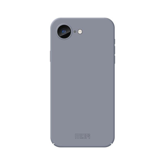 For iPhone 16e MOFI Qin Series Skin Feel All-inclusive PC Phone Case(Gray) - iPhone 16e Cases by MOFI | Online Shopping UK | buy2fix