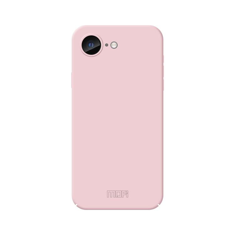 For iPhone 16e MOFI Qin Series Skin Feel All-inclusive PC Phone Case(Pink) - iPhone 16e Cases by MOFI | Online Shopping UK | buy2fix