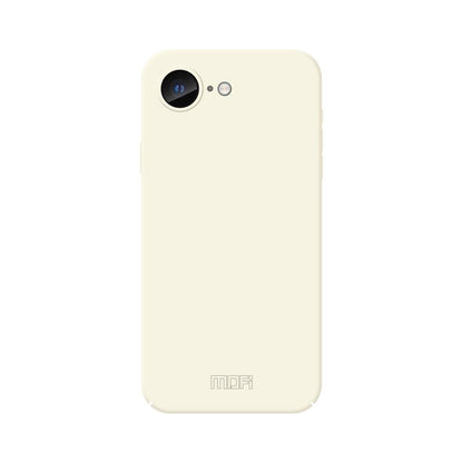 For iPhone 16e MOFI Qin Series Skin Feel All-inclusive PC Phone Case(Beige) - iPhone 16e Cases by MOFI | Online Shopping UK | buy2fix