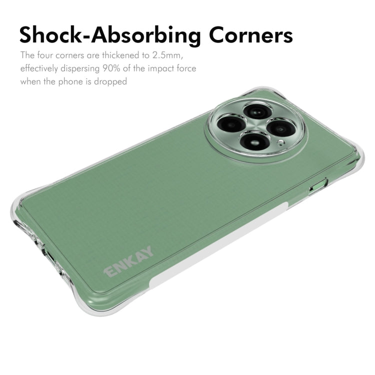 For OnePlus 13 ENKAY Hat-Prince Transparent TPU Shockproof Phone Case by ENKAY