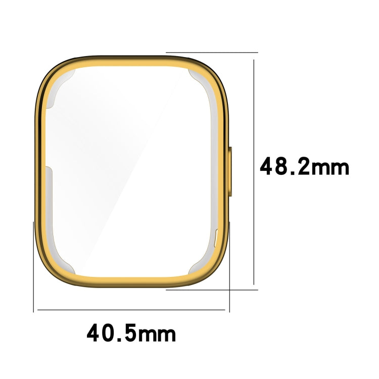 For Amazfit Bip 5 All-Inclusive TPU Protective Case(Gold) - Watch Cases by buy2fix | Online Shopping UK | buy2fix