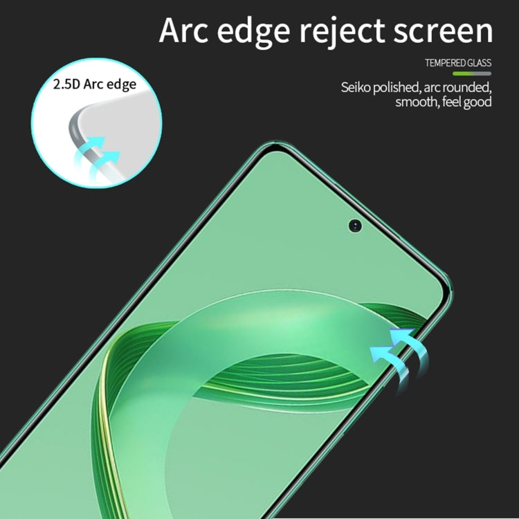 For Huawei nova 12 SE MOFI 9H 2.5D Full Screen Tempered Glass Film(Black) - Huawei Tempered Glass by MOFI | Online Shopping UK | buy2fix