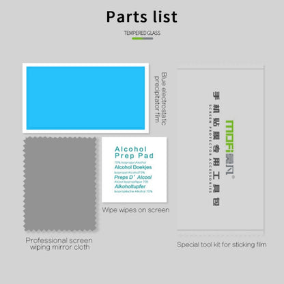 For iPhone 16 Pro MOFI 9H 3D Explosion-proof Curved Screen Tempered Glass Film(Black) by MOFI