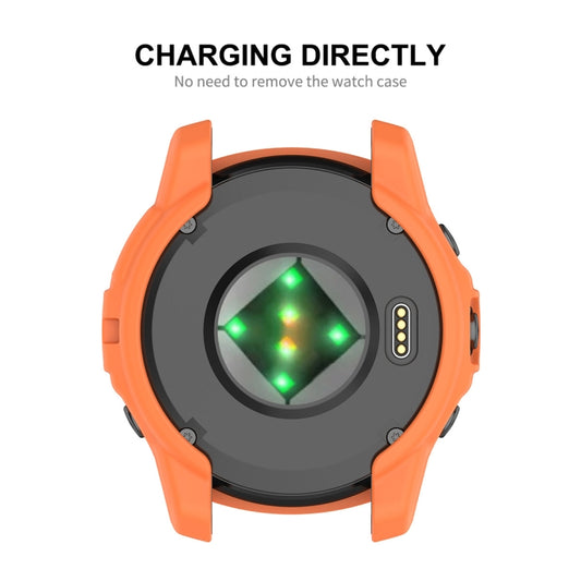 For Garmin Epix Pro 42mm / Fenix 7S / 7S Pro ENKAY Hat-Prince TPU Armor Designed Watch Protective Case(Orange) by ENKAY