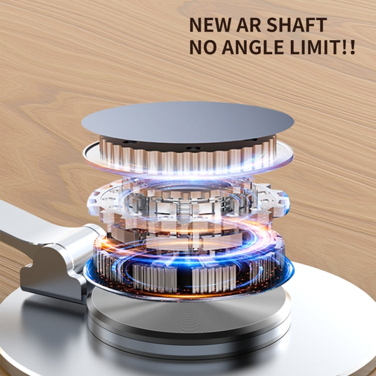 019 360 Degree Rotation Aluminum Alloy Desktop Phone Tablet Holder(Black) - Desktop Holder by buy2fix | Online Shopping UK | buy2fix