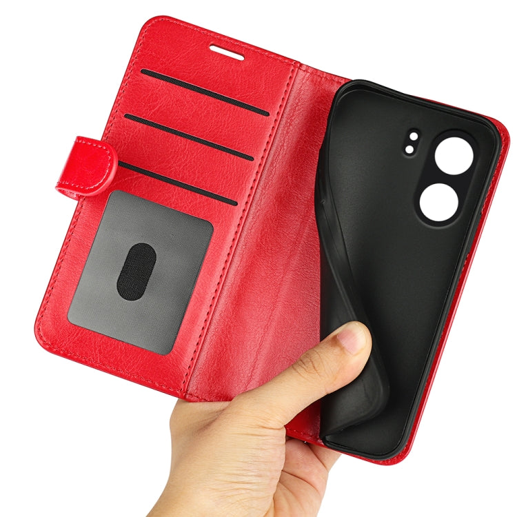 For Xiaomi Redmi Note 13C R64 Texture Horizontal Flip Leather Phone Case(Red) - 13C Cases by buy2fix | Online Shopping UK | buy2fix