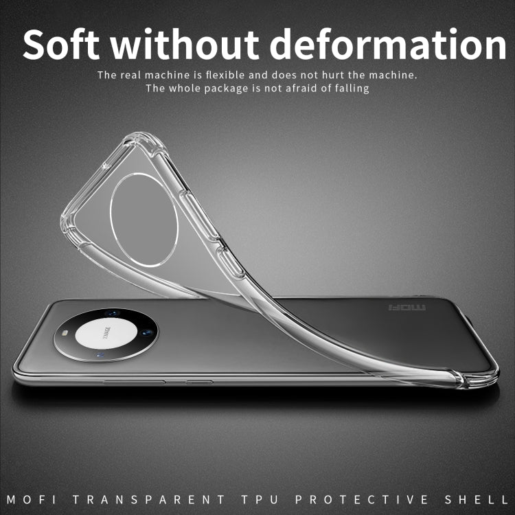 For Huawei Mate 60 Pro MOFI Ming Series Ultra-thin TPU Phone Case(Transparent) by MOFI