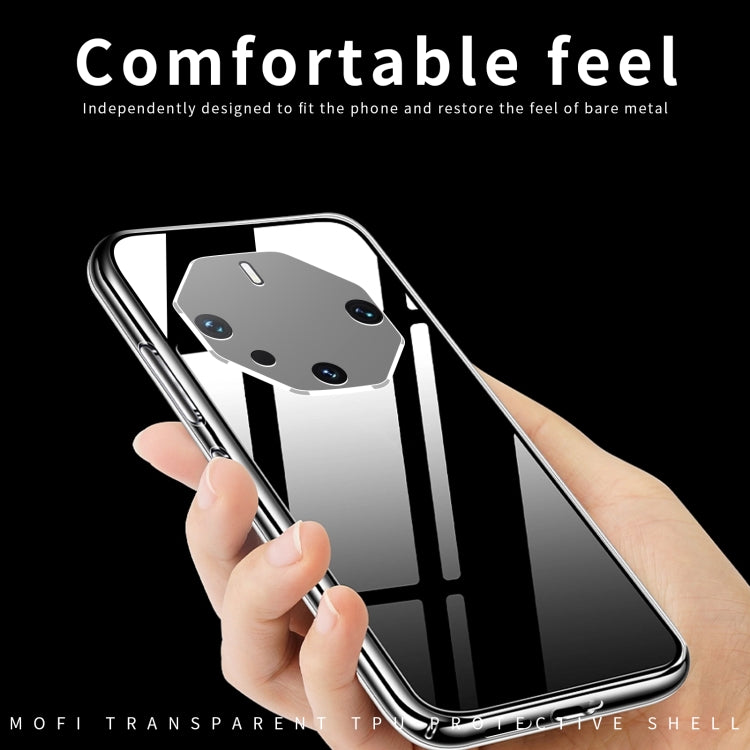 For Huawei Mate 60 RS Ultimate MOFI Ming Series Ultra-thin TPU Phone Case(Transparent) by MOFI